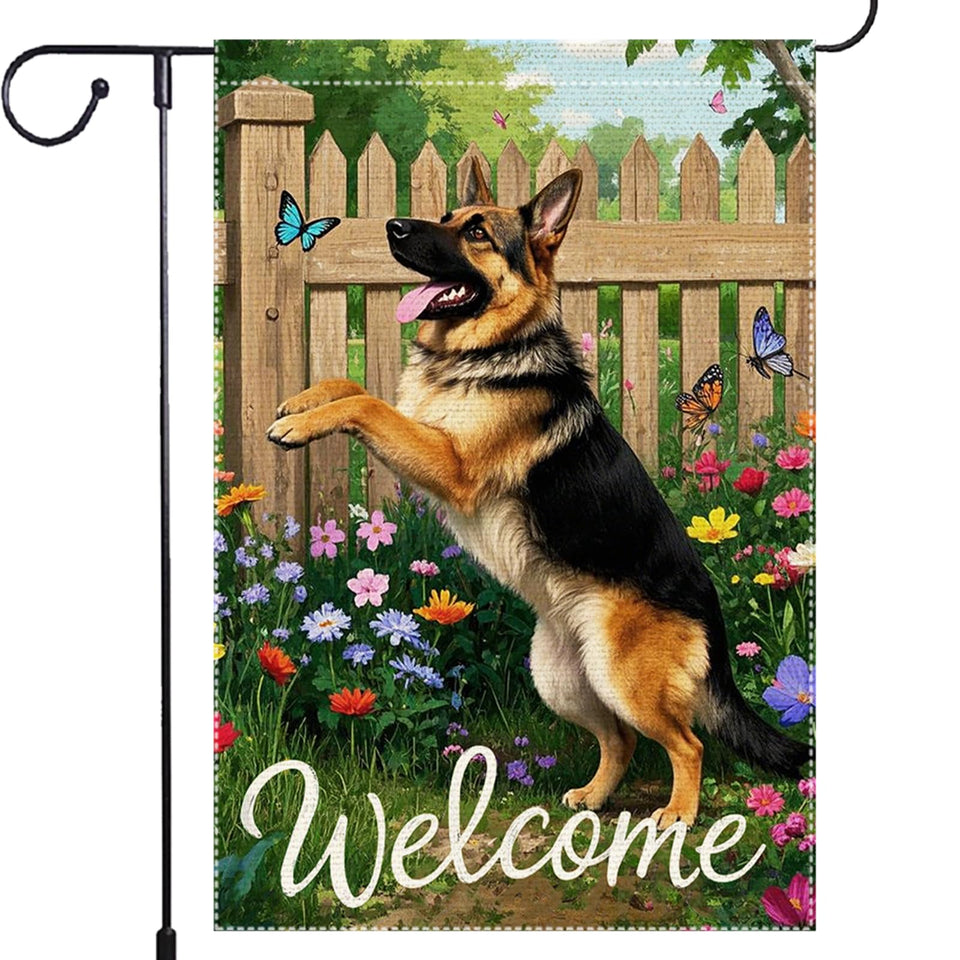 RMXJKIIU Welcome Spring Summer Garden Flag brightens outdoor spaces with seasonal charm