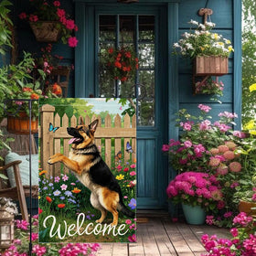 RMXJKIIU Wooden fence and trees backdrop adds rustic charm