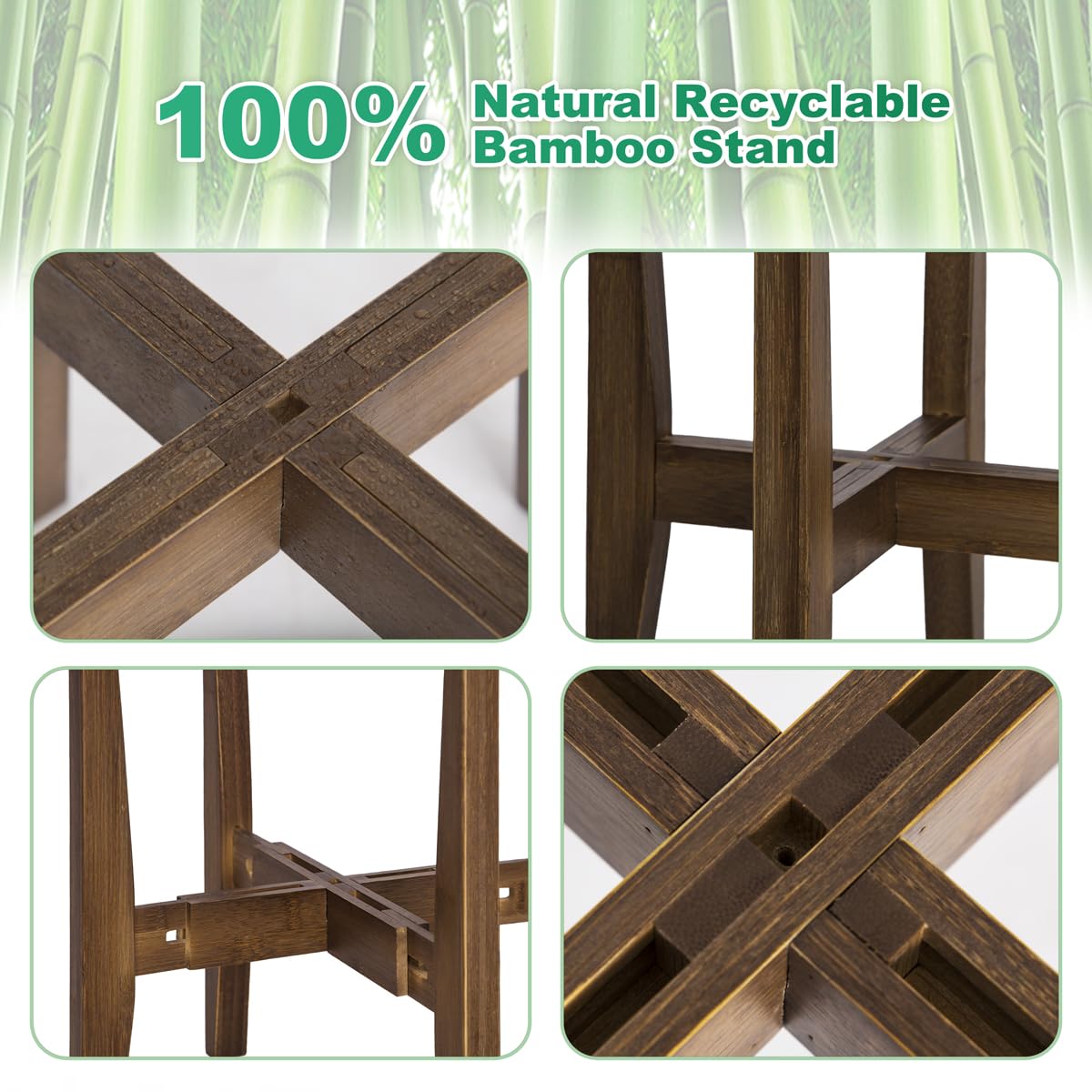 Rnined easy-assembly plant stand ships ready to assemble