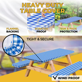 RNOONY elastic-edge design keeps the cover snug without clips