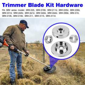 RO6G blade kit stainless steel construction resists corrosion during outdoor use.