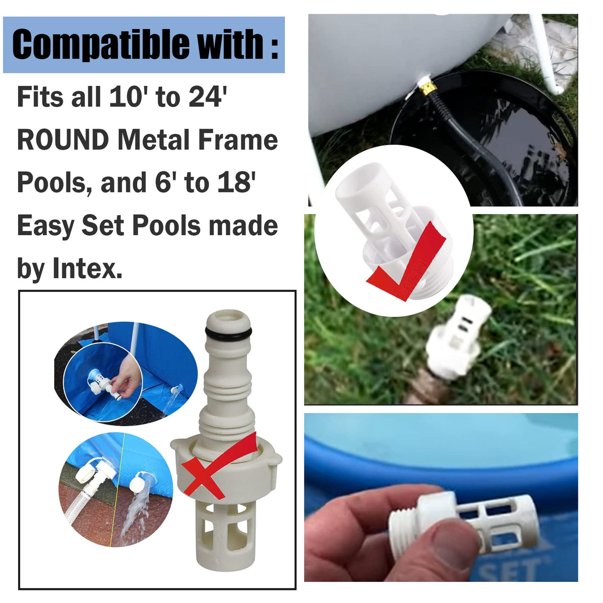 RO6G ABS plastic construction withstands sun and corrosion for long use