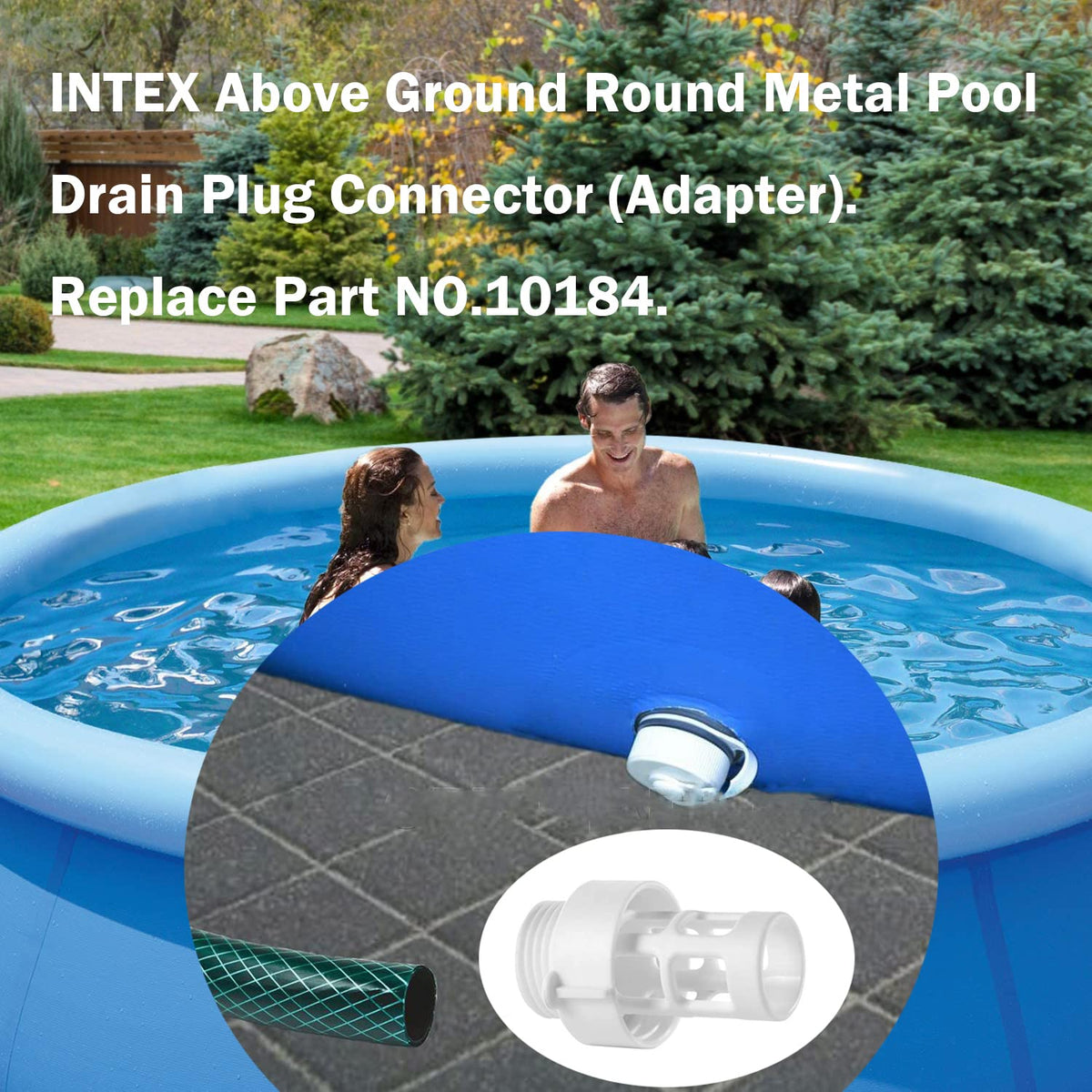 RO6G threaded end enables standard garden hose connection