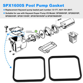 RO6G SPX1600S pump basket gasket provides steady filtration and reduced leaks.