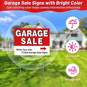 ROADPLUM arrow stickers to clearly indicate directions for buyers.