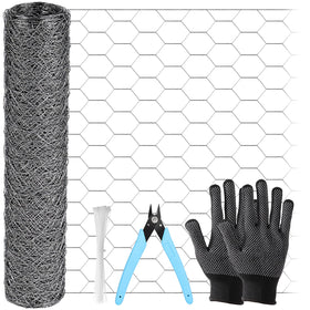 ROADPLUM chicken wire mesh roll 157in in galvanized finish for durable garden fencing