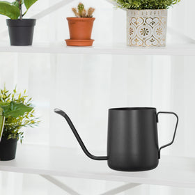 Roamall black watering can complements modern and rustic decor