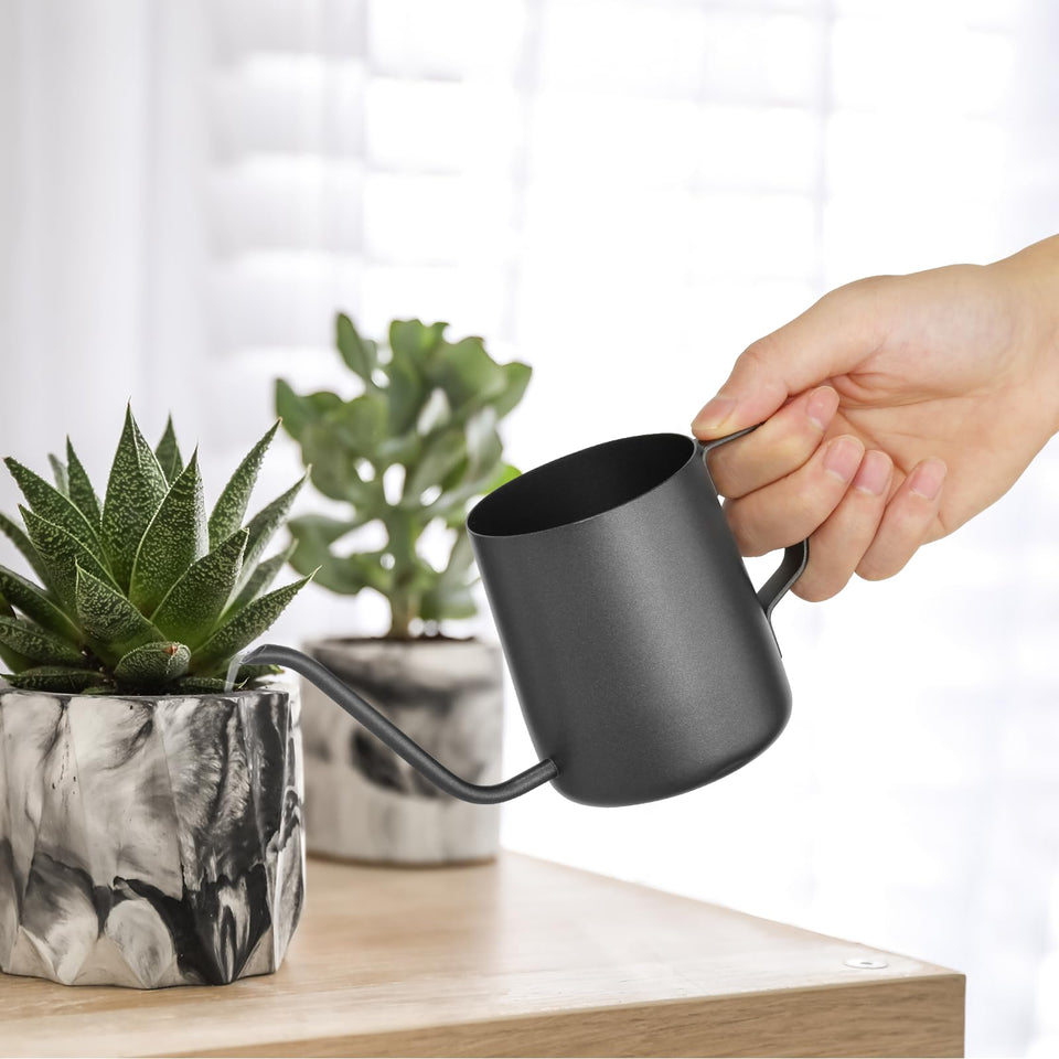 Roamall small watering can with 12oz capacity ideal for compact indoor pots