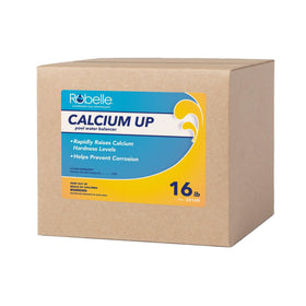 Robelle Calcium Up bottle being poured to balance pool hardness