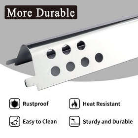 ROCFAN 304 stainless steel parts resist corrosion for longer grill life.