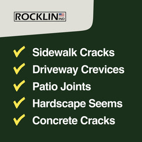 Rocklin Crack Weeder used on sidewalk and patio spaces