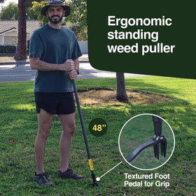 Rocklin 1.5 inch claws grip deep roots for weed removal