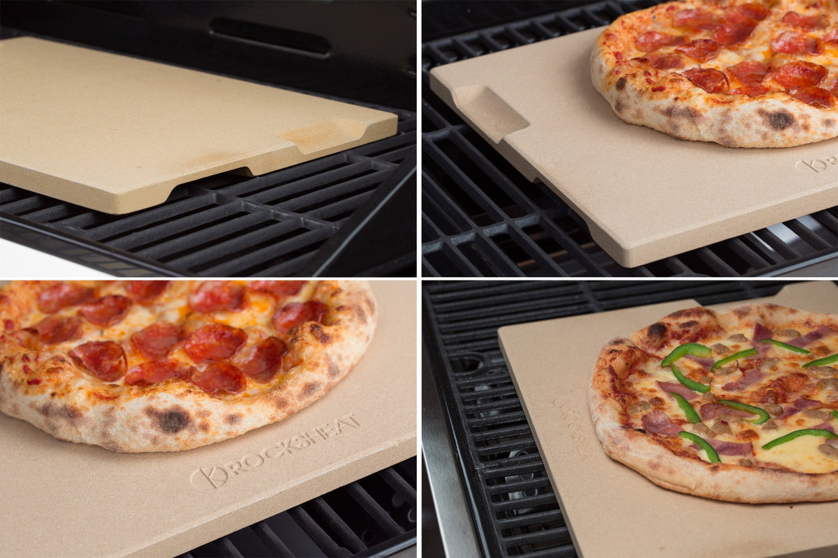 ROCKSHEAT 15x12 inch stone fits standard ovens and grills