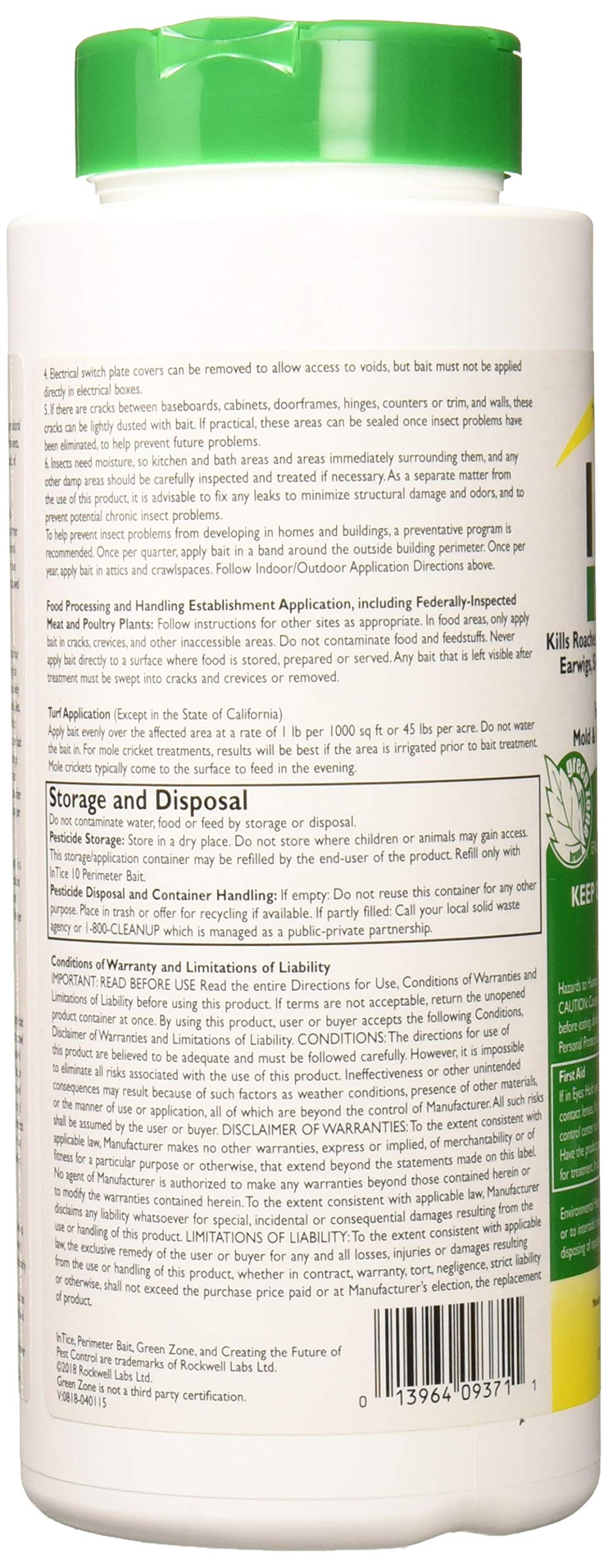 InTice 10 granules close-up highlighting texture for targeted indoor and outdoor use.