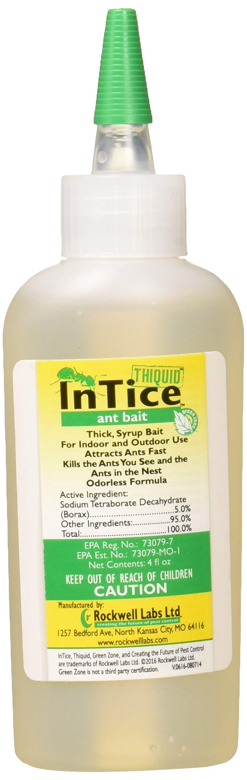 Rockwell Labs InTice Thiquid Ant Bait liquid bait for indoor ant control