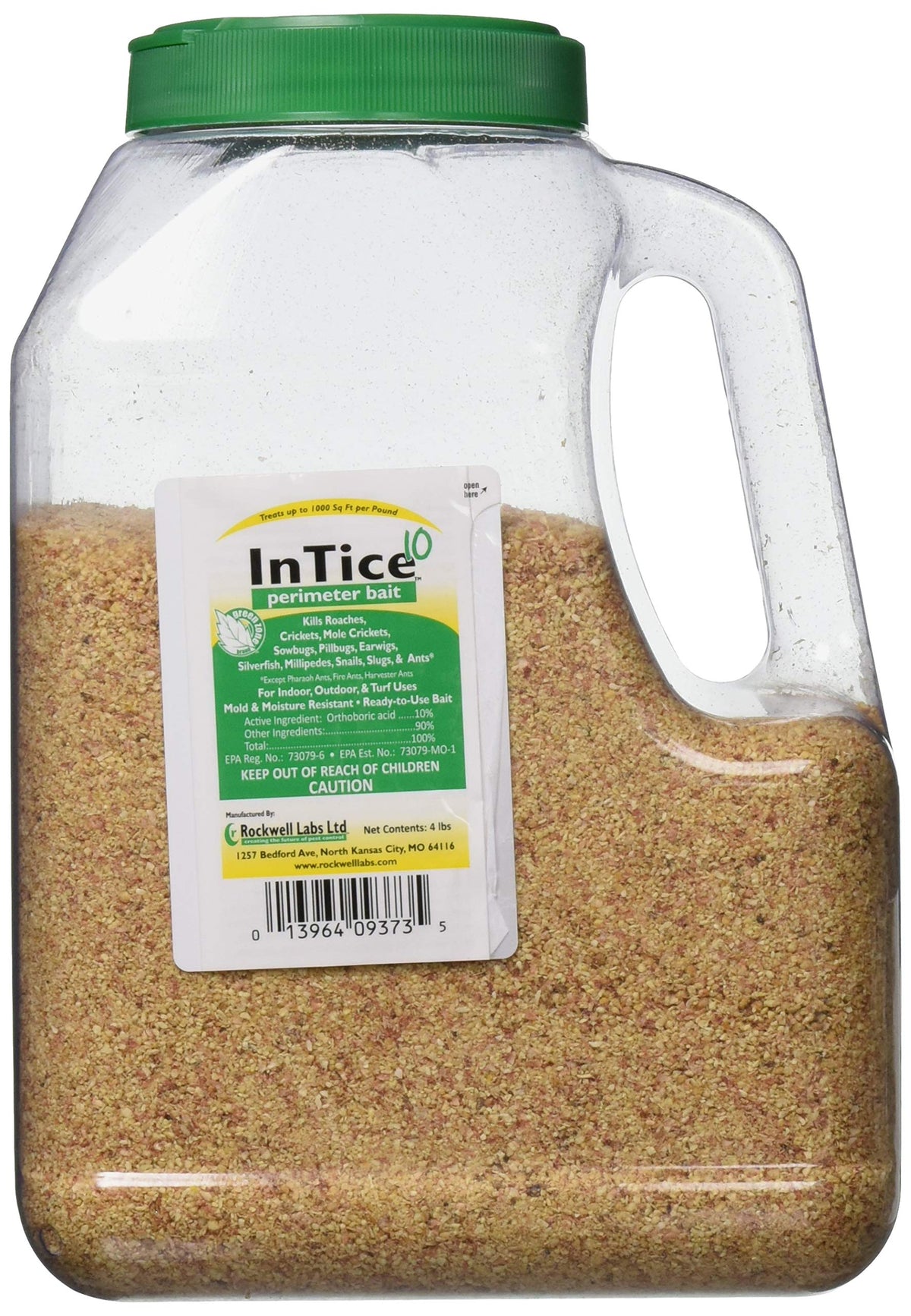 Rockwell Labs InTice 10 perimeter bait bag front view for effective perimeter pest control.