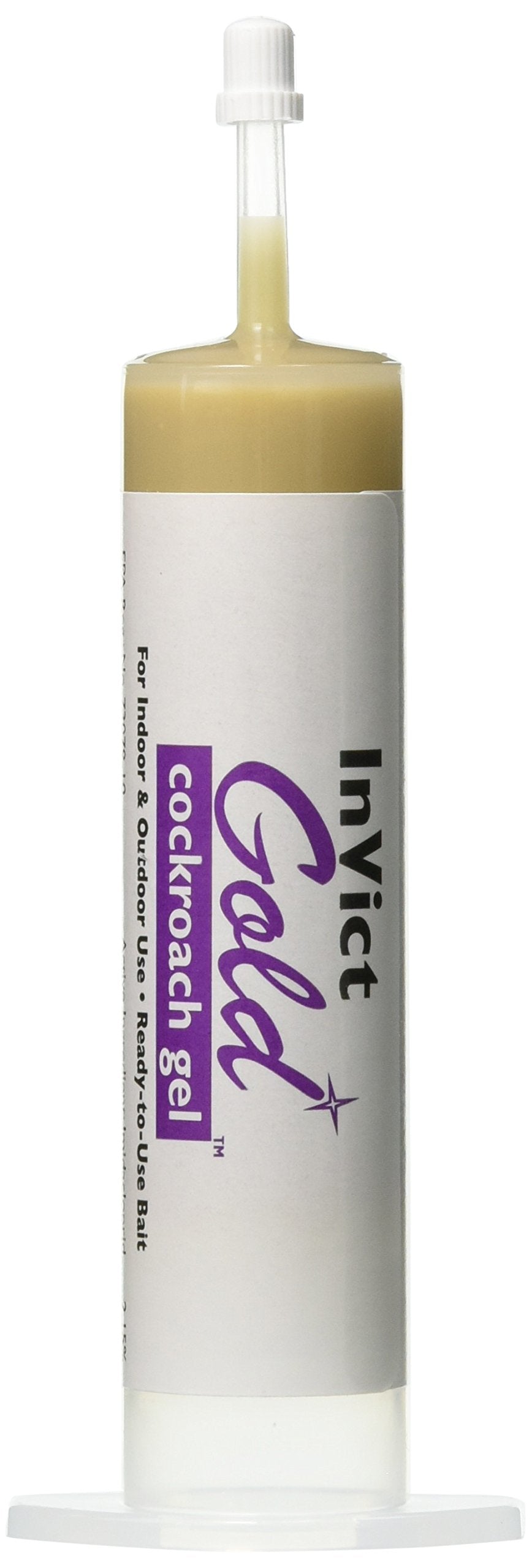 Rockwell Labs Invict Gold bait tube 1 for rapid roach control.
