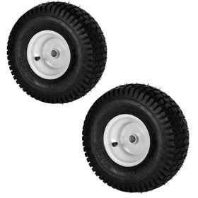 Rocky Mountain Goods 15x6.00-6 NHS tire with turf saver tread for smooth grass mowing