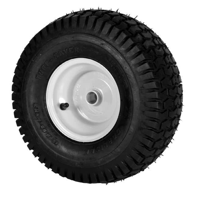 Rocky Mountain Goods tire with turf saver tread for lawn-friendly traction and replacement