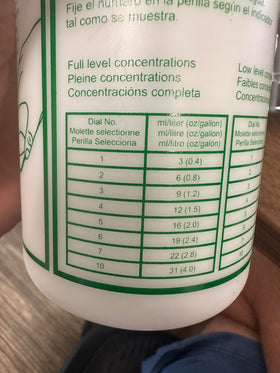 Rocky Mountain Goods 16oz concentrate bottle supports high and low strength mixes