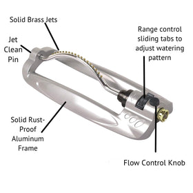 Rocky Mountain Goods sprinkler brass jets for precise watering and easy maintenance