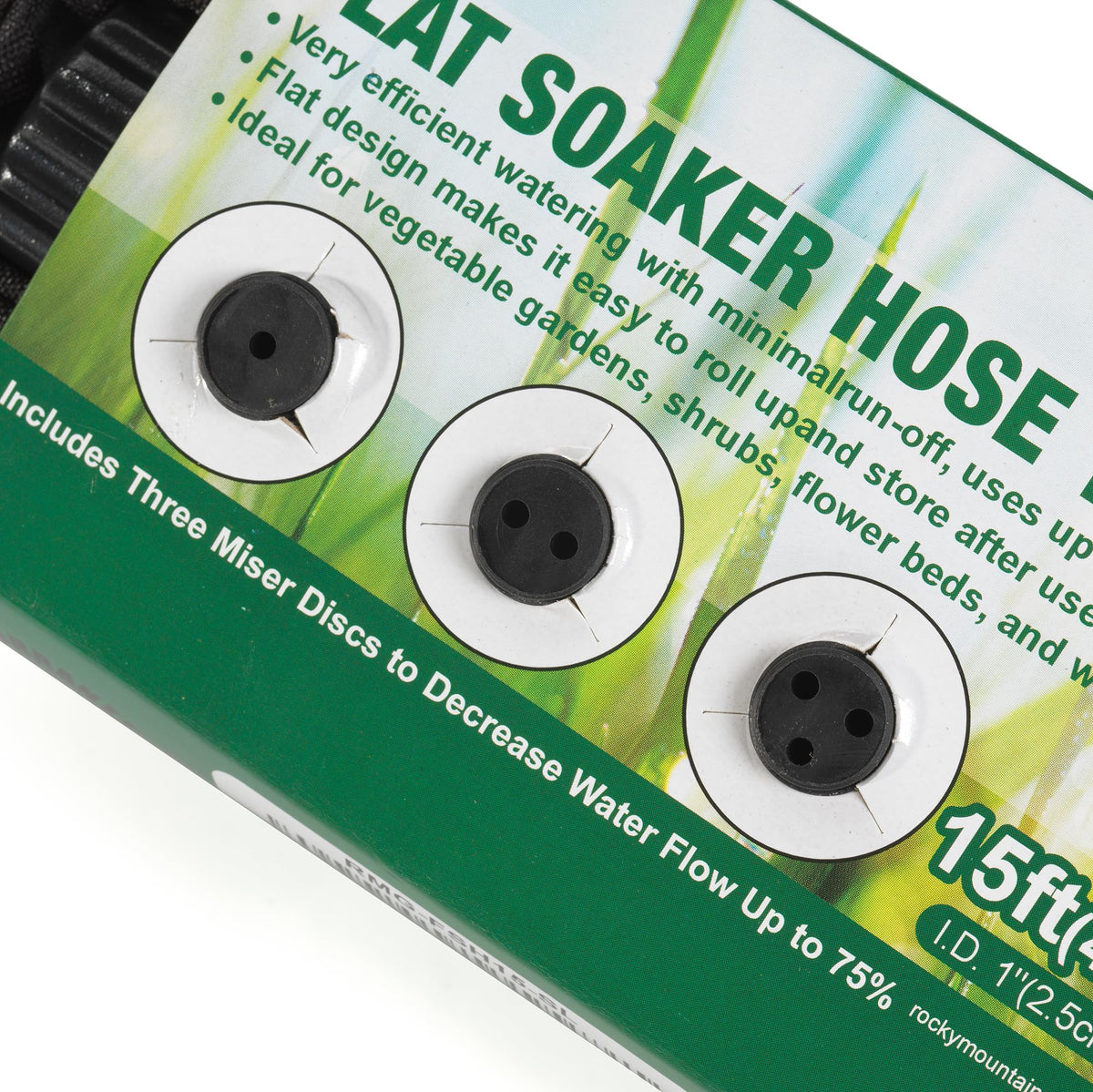 Rocky Mountain Goods double-layer design shows durable construction for long-lasting irrigation.