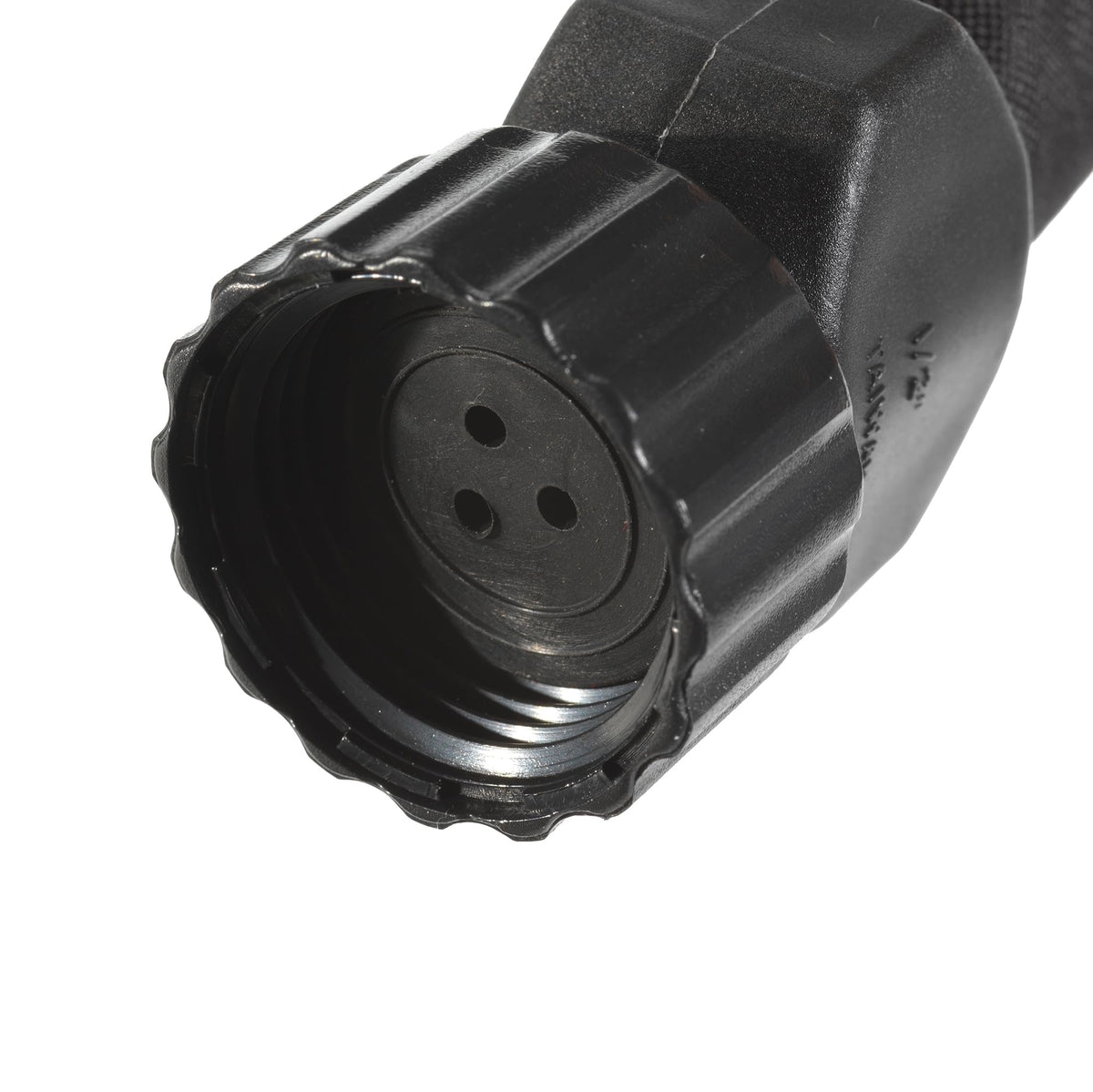 Rocky Mountain Goods perforated liner close-up demonstrates even seepage along the hose.