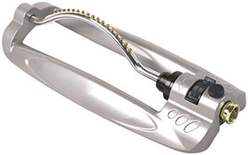 Rocky Mountain Goods Turbo Metal Oscillating Sprinkler with aluminum frame for durable lawn coverage