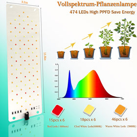 Rocoking grow light DIY setup hanging demonstrates flexible installation