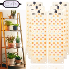 Rocoking grow light front view highlights full-spectrum panel for healthier indoor plants