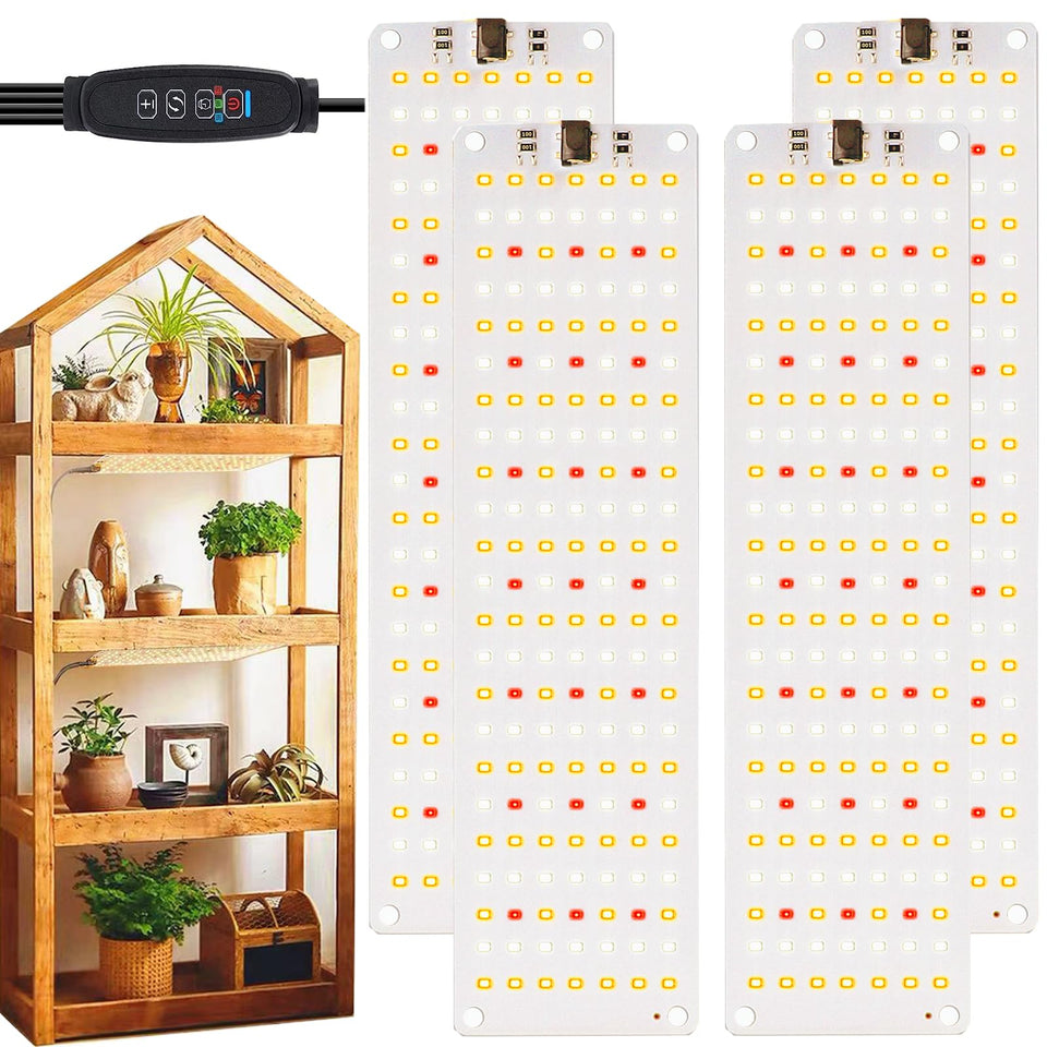 Rocoking LED Grow Light full panel providing balanced spectrum for indoor plants