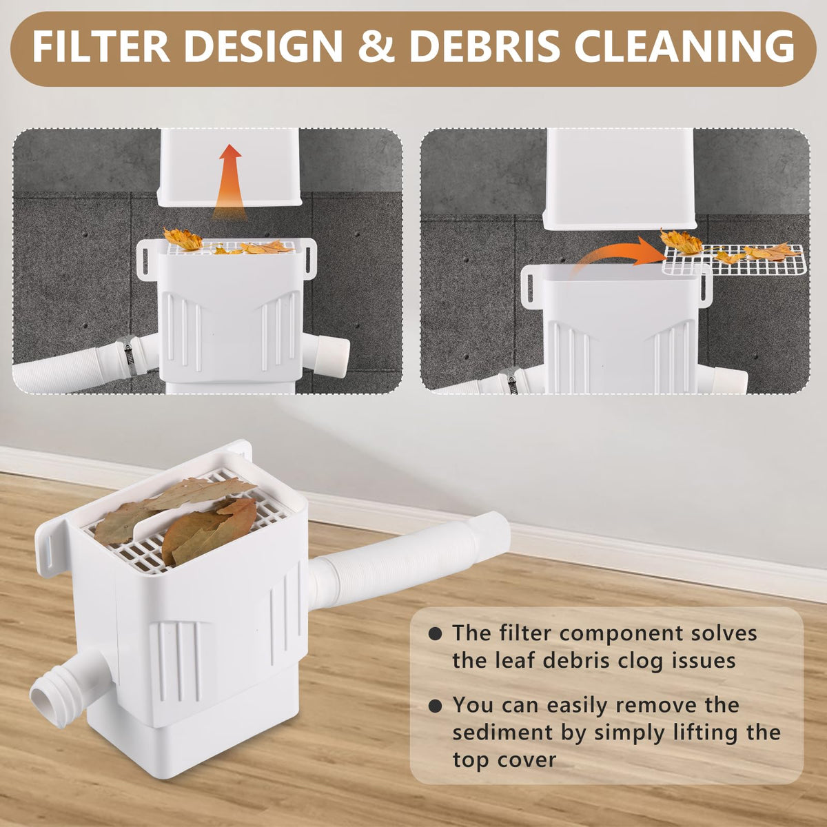Rodelna dual outlets rain diverter lets you feed two barrels or divert flow