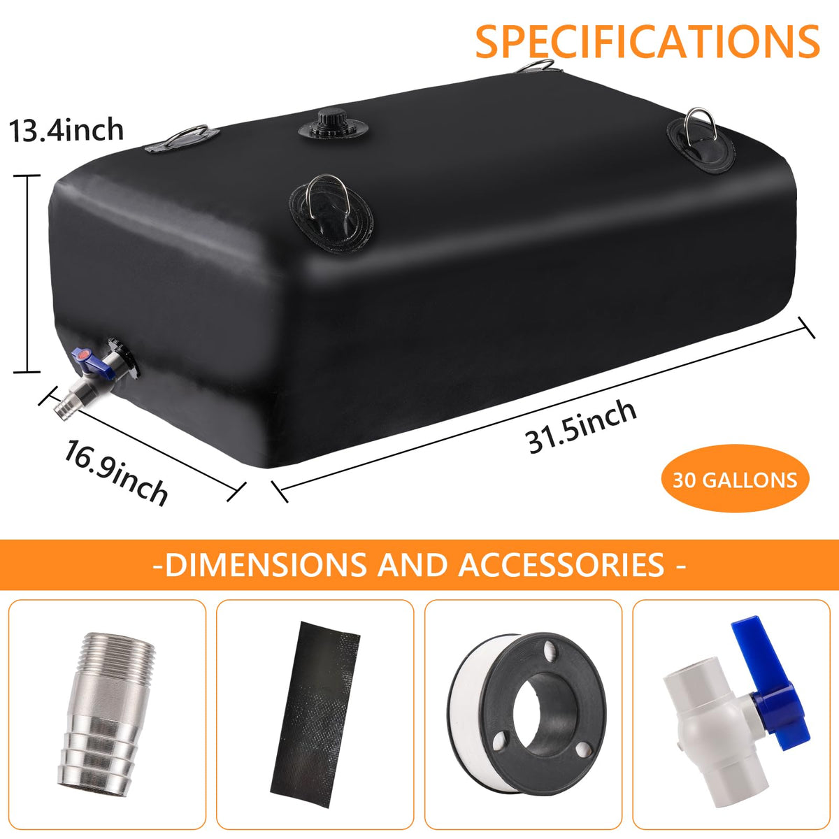 Rodelna foldable water tank demonstrates 1000D PVC durability for rugged outdoor use.