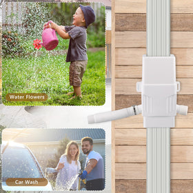 Rodelna wall fixed diverter secures outdoor installation