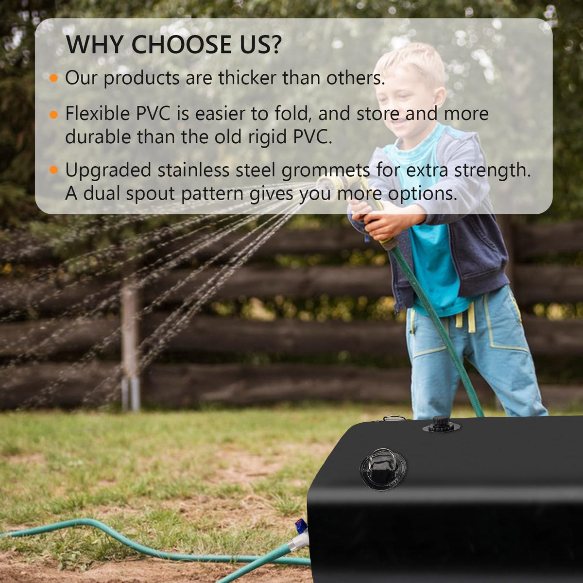 Rodelna emergency water storage ideal for off-grid scenarios.
