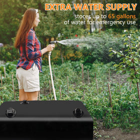Rodelna overflow kit keeps stored water contained and accessible.