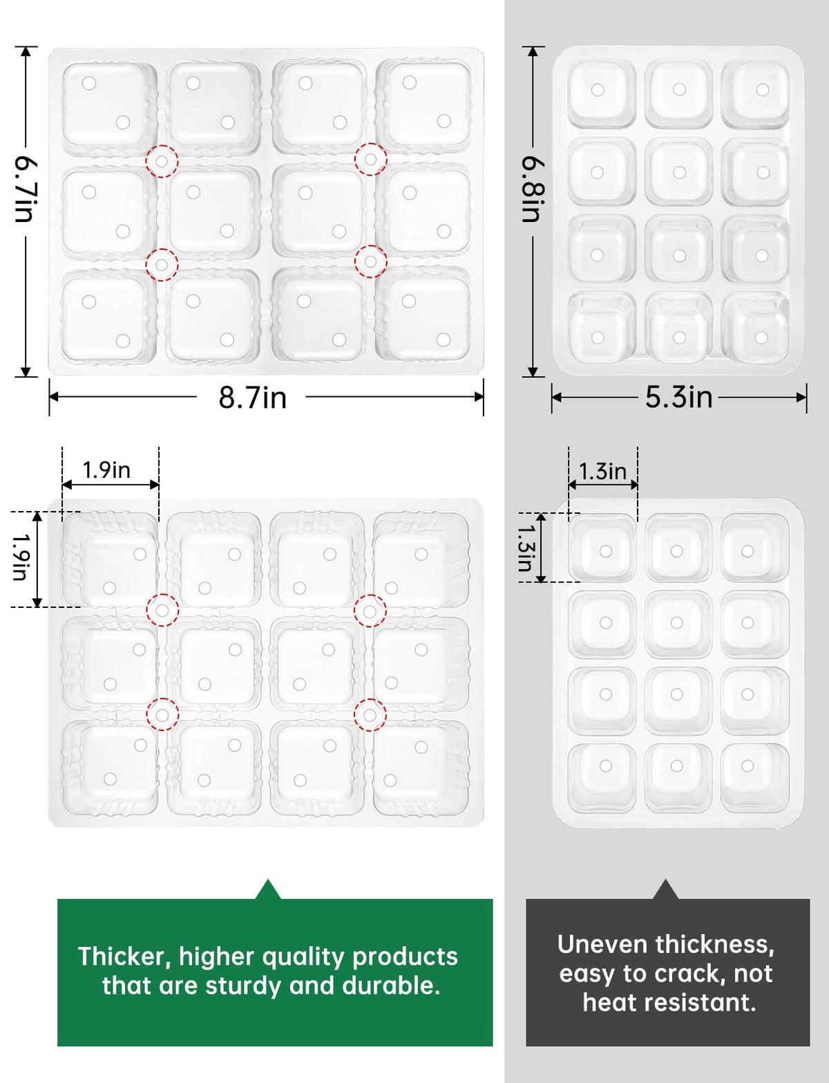 RODINTO adjustable humidity vents help manage moisture for healthier sprouts