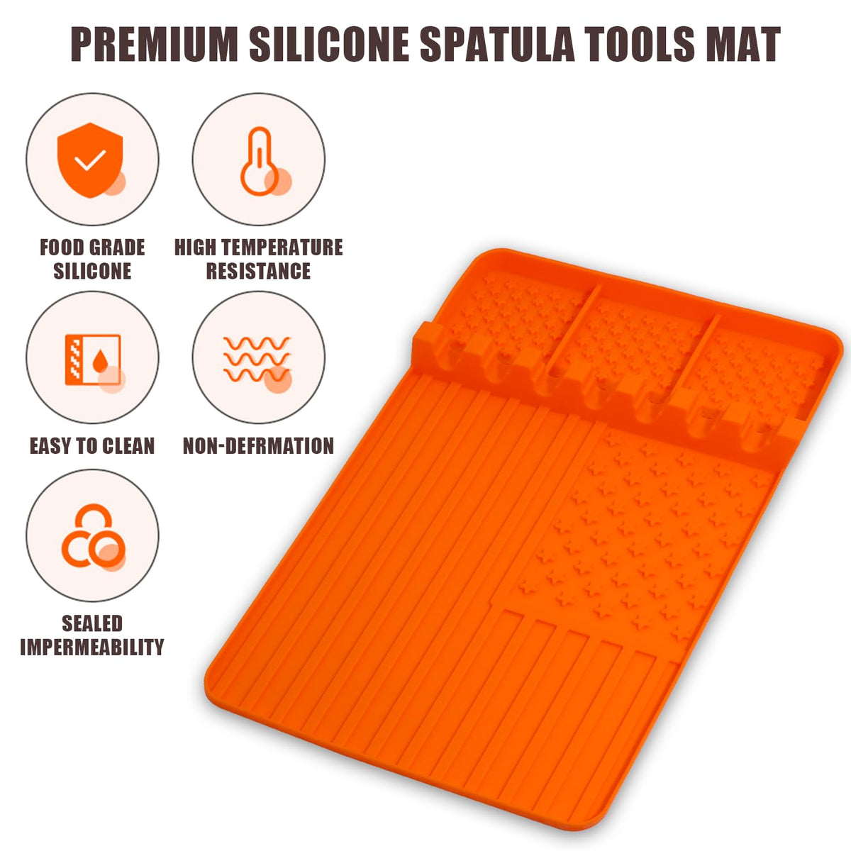 Rodnsurw kitchen counter protection mat guarding surfaces from heat and stains.