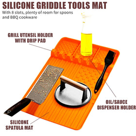 Rodnsurw anti-slip surface secures utensils during cooking