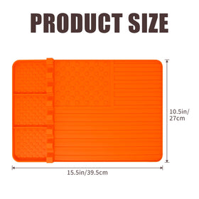 Rodnsurw dishwasher-safe silicone mat for quick, easy cleaning.