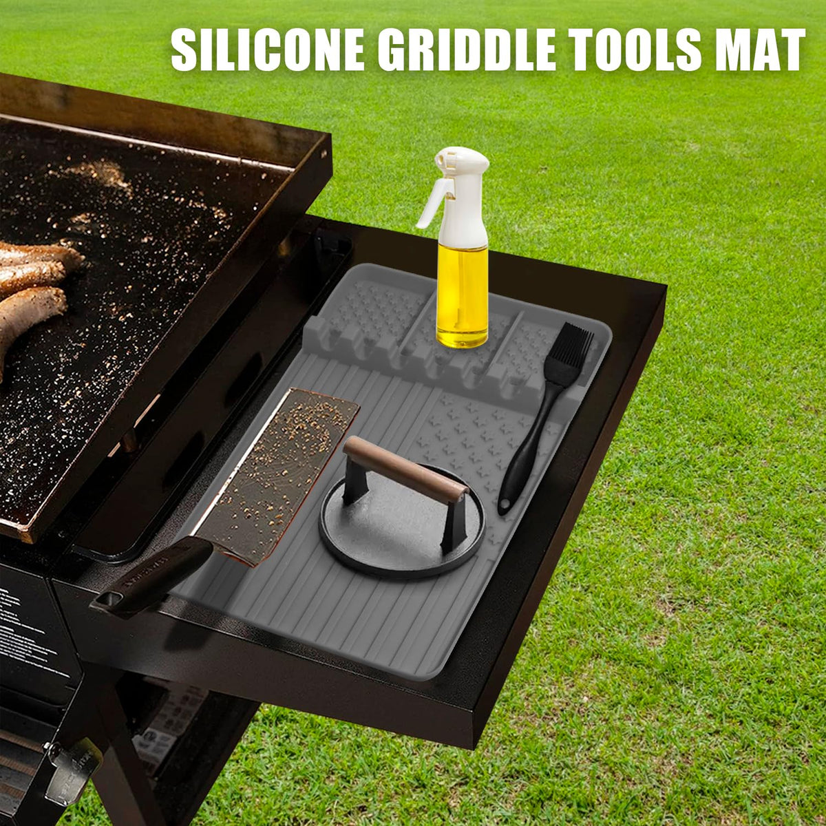 Rodnsurw heat-resistant mat endures high-temperature grilling and lasts longer.