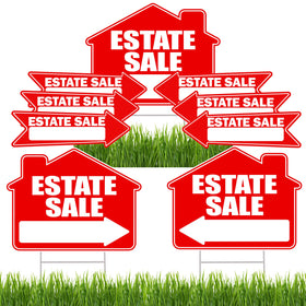 Rogue River Tactical estate sign 17x13, double-sided for high visibility in front yards.