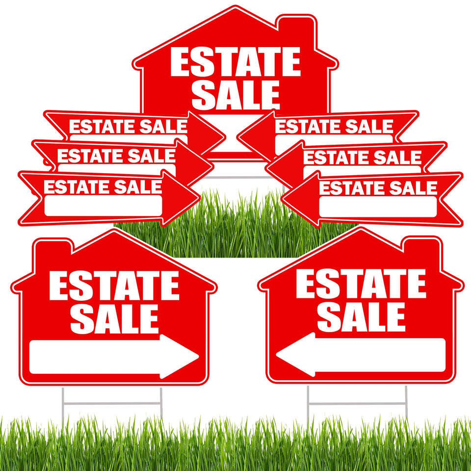 Rogue River Tactical estate sign 17x13, double-sided for high visibility in front yards.