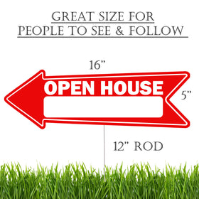 Rogue River Tactical corrugated plastic arrow sign durable and weatherproof for real estate listings