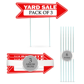 Rogue River Tactical weatherproof yard sign resists fading for repeated weekend yard sales.