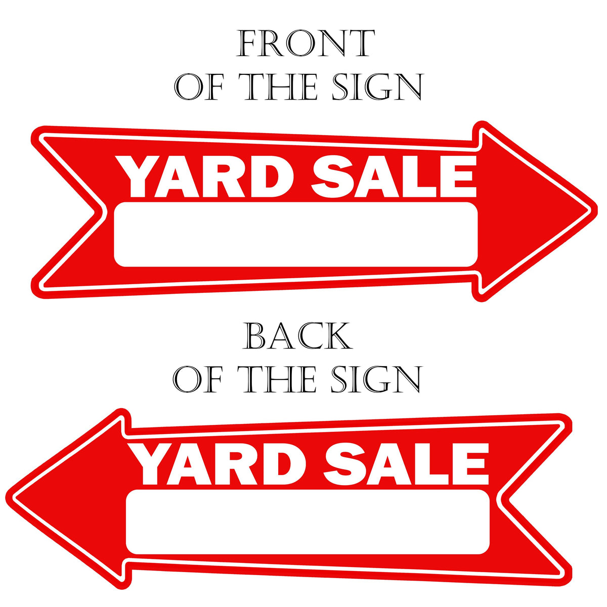 Rogue River Tactical yard sign with stake, 16x5 inches, weatherproof for outdoor use.