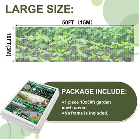 Rohuis Garden Netting allows air, water, and sunlight to reach crops under protection.