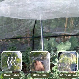 Rohuis Garden Netting acts as a mosquito barrier for patios and balconies.
