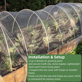 Rohuis multipurpose row cover protects plants and outdoor spaces when pests rise.