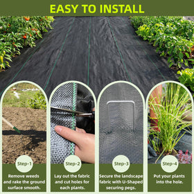 Rohuis versatile landscape fabric ideal for garden, driveway, and slopes.